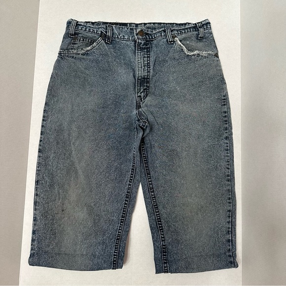 Levi’s 550 90’s Baggy Jeans 35x32 Blue Tabs Dark Wash Denim Grunge Streetwear - Picture 11 of 12